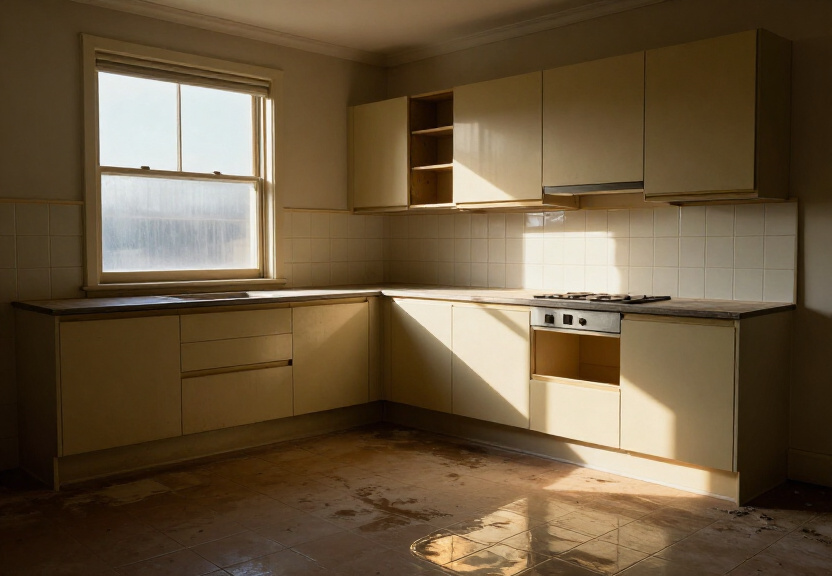 Clean and dry basement in Dawes Point after flood restoration
